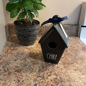 Rae Dunn Black Chirp Birdhouse